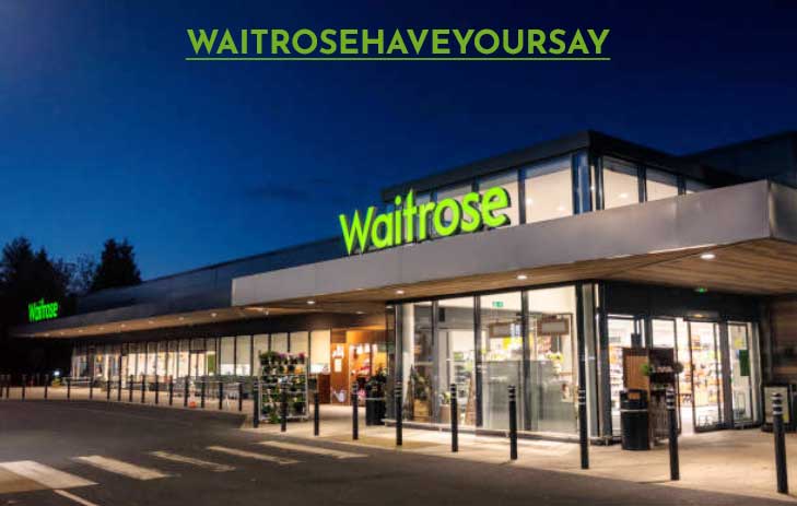 Waitrose customer feedback survey